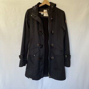 McKinley ventmax women's size S coat pockets hooded winter jacket black buttons
